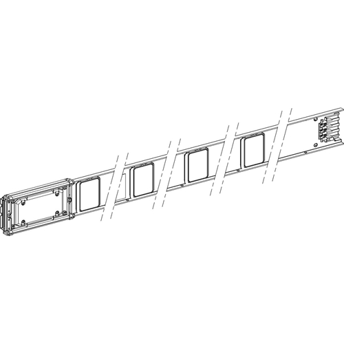 SCHNEIDER 2M LENGTH 63A BUSBAR TRUNKING