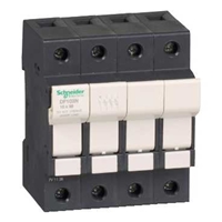 SCHNEIDER 3 Pole + N Fuse Carrier