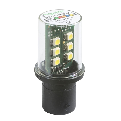 Schneider Electric Protected LED bulb, BA 15d, whi