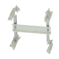 Fibox DIN rail system including front plate