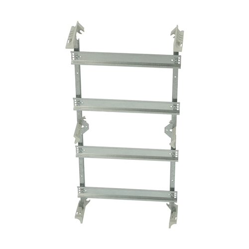 Fibox DIN rail system including front plate