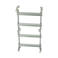 Fibox DIN rail system including front plate