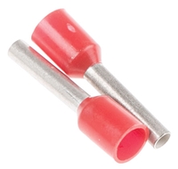 SCHNEIDER CABLE END 1MM2 RED