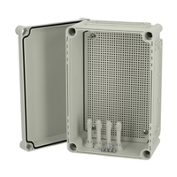 Fibox Flanged Base with screws for mounting