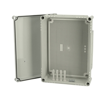 Fibox Flanged Base with screws for mounting