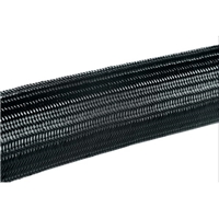 HELLERMANN BRAIDED SLEEVING POLY PA66 BLACK (200M)