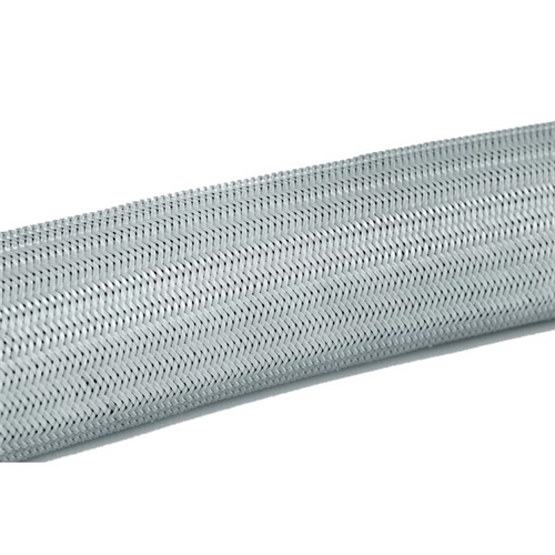 HELLERMANN BRAIDED SLEEVING POLY PA66 GREY (200M)