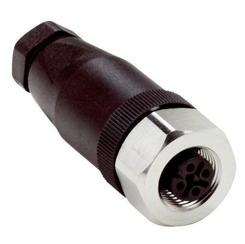 SICK DOS-1204-GN M12 4P STRAIGHT CONNECTOR ST/ST