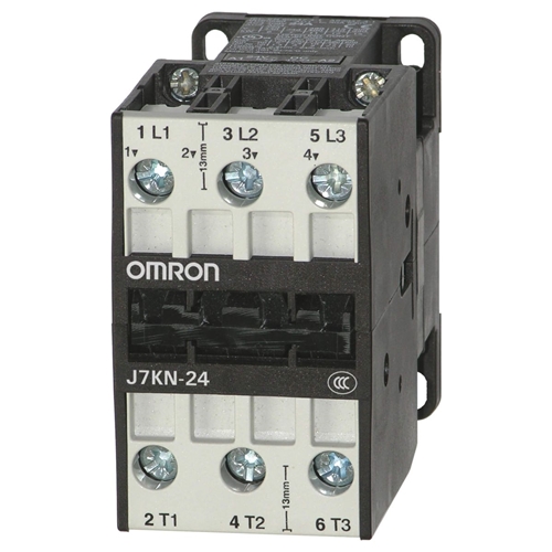 OMRON Contactor, 3-pole, 24 A/11 kW AC-3 (50