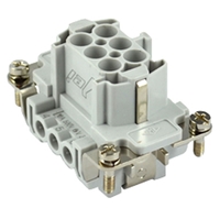 ILME JEI SERIES FEMALE INSERT 6p+E 16A SCREW