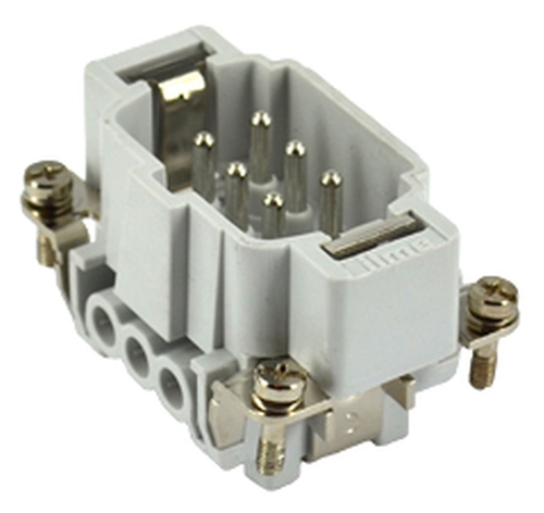 ILME JEI SERIES MALE INSERT 6p+E 16A SCREW