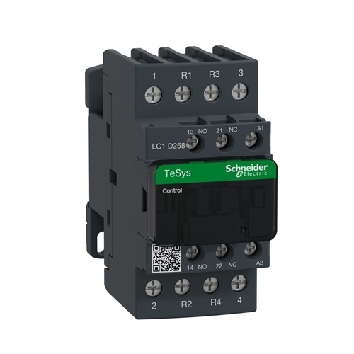 SCHNEIDER CONTACTOR 40A 4P 2N/O 2N/C 220V COIL