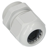 IP68 PLASTIC CABLE GLAND M25 GREY