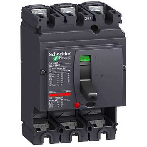 SCHNEIDER NSX250S 3P MCCB W/O TRIP UNIT