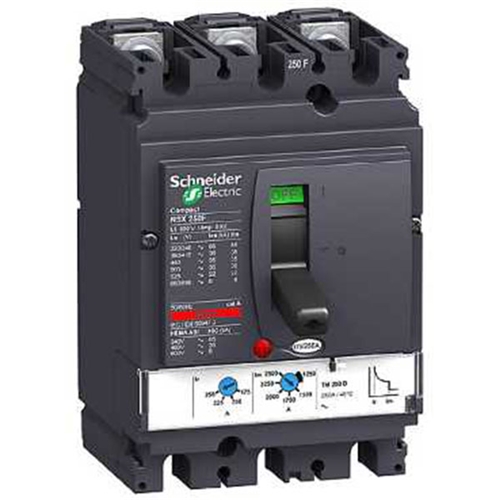 SCHNEIDER CICUIT BREAKER 3P 3D TM200T NSX250M