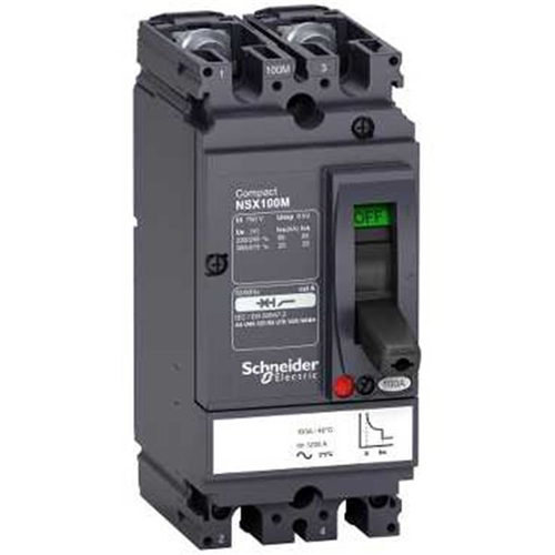 SCHNEIDER NSX100N MCCB 2pole 50amp