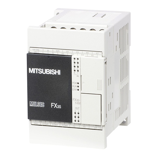 Mitsubishi (271688) FX3S Base Unit DC 24V; 8 input