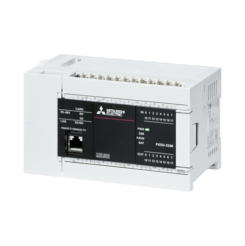 MITSUBISHI (280491) PLC WITH 16 24VDC INPUTS; 16