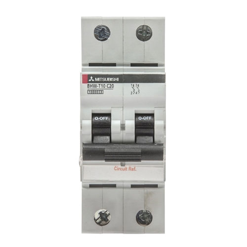 MITSUBISHI (291969) MCB 2-pole, Rated current