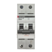 MITSUBISHI (291969) MCB 2-pole, Rated current