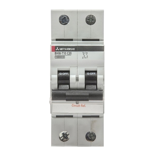 MITSUBISHI (291971) MCB 2-pole, Rated current