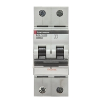 MITSUBISHI (291971) MCB 2-pole, Rated current