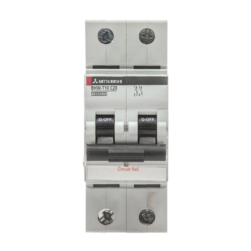 MITSUBISHI (291978) MCB 2-pole, Rated current 25A,
