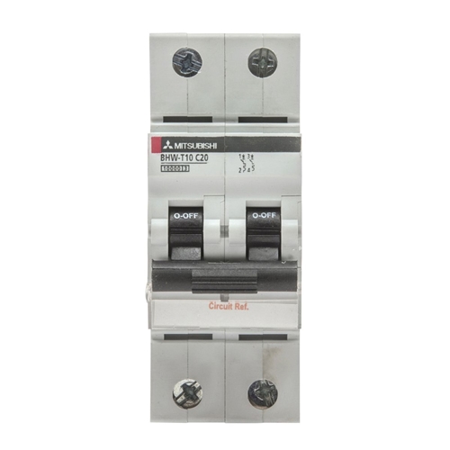 MITSUBISHI (291980) MCB 2-pole, Rated current 40A,