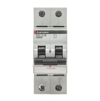 MITSUBISHI (291982) MCB 2-pole, Rated current 63A,