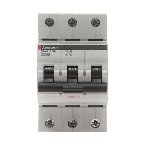 MITSUBISHI (291984) MCB 3-pole, Rated current