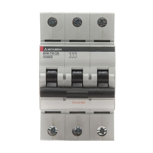 MITSUBISHI (291985) MCB 3-pole, Rated current
