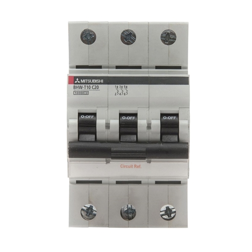 MITSUBISHI (291987) BHW-T10 3P TYPE C 4A MCB
