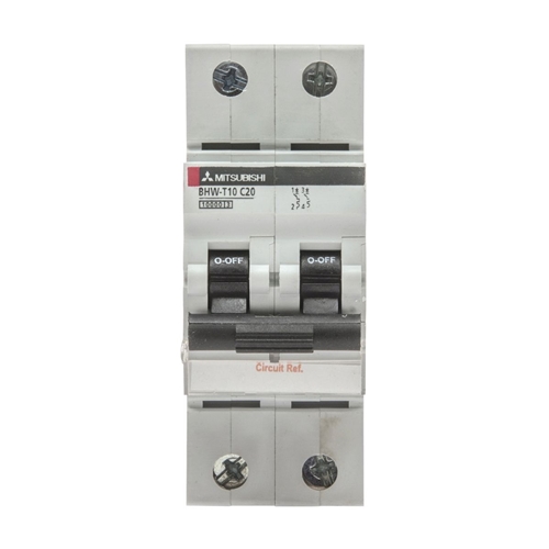MITSUBISHI (292065) BHW-T10 2P TYPE D 10A MCB