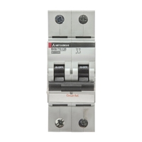 MITSUBISHI (292070) MCB 2-pole, Rated current 40A,