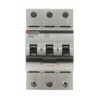 MITSUBISHI (292079) MCB 3POLE D CURVE 6A