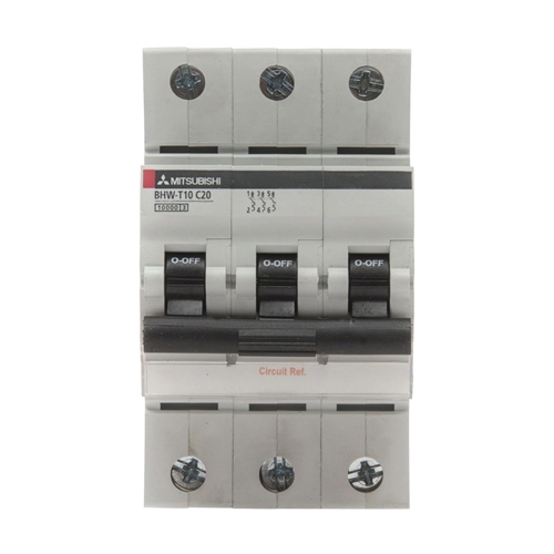 MITSUBISHI (292081) BHW-T10 3P TYPE D 16A MCB
