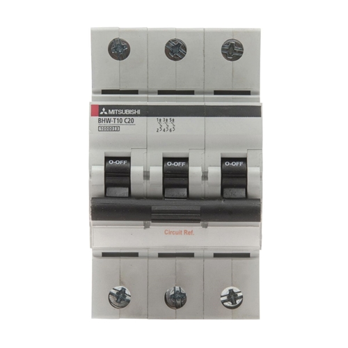 MITSUBISHI (292085) MCB 3-pole, Rated current 40A,
