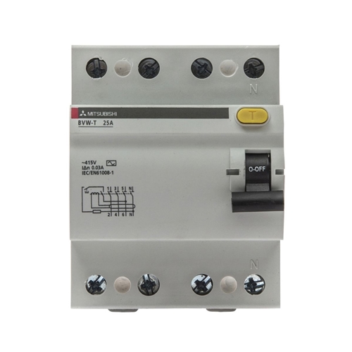 MITSUBISHI (293610) RCCB 4-pole, Rated current
