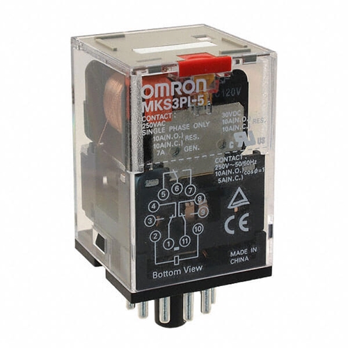 OMRON 11PIN 24VAC PLUG-IN RELAY REPLACES