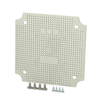 Fibox Plastic mountingplate, mounting screws,