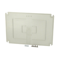 Fibox Plastic mountingplate, mounting screws,