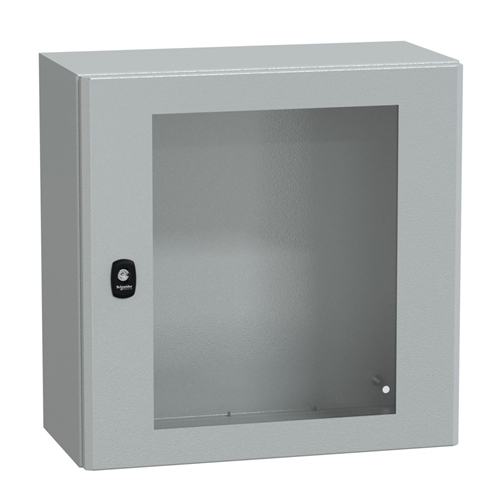 SCHNEIDER Enc 500X500x250mm + M/P + Glazed door