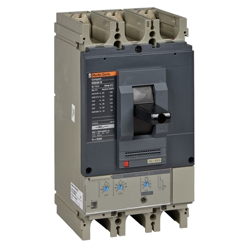 SCHNEIDER 3P NS630N MCCB STR23SE trip unit