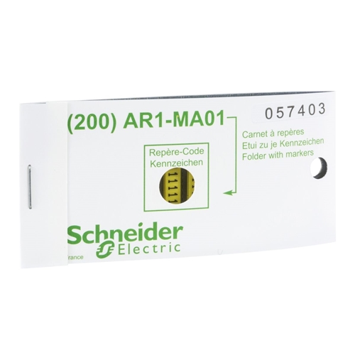 SCHNEIDER YELLOW CLIP MARKER (BLANK)