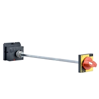 SCHNEIDER EXTENDED ROTARY HANDLE IP65 RED.