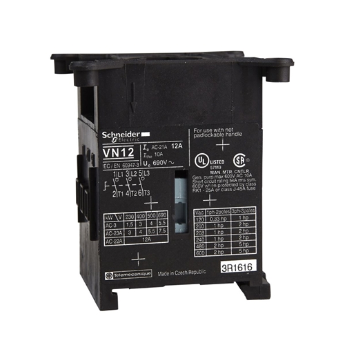 SCHNEIDER 3 POLE SWITCH BODY 12A