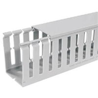 TRINITY(T20)WIRING DUCT WIDE SLOT L/GREY 25X60