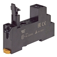 Socket, DIN rail/surface mounting, 8-pin, screw te