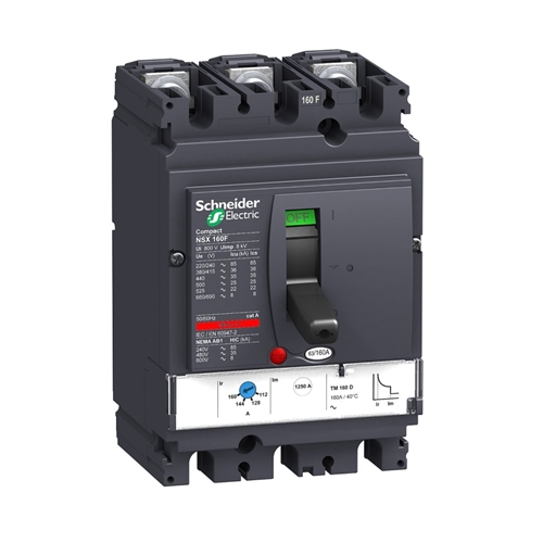 SCHNEIDER 3P NSX160F MCCB WITH TM160D THERMAL