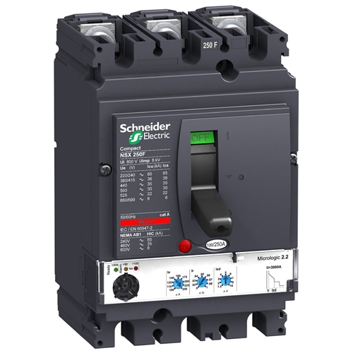 SCHNEIDER 3P 3D M/LOGIC NSX250